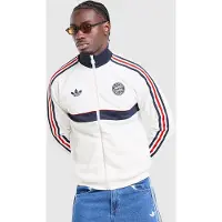 Adidas Fc Bayern Munich Originals Full Zip Sweatshirt Blanc M Homme