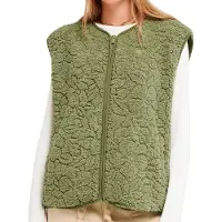 Roxy Polaire BEST TOWN VEST femmes - Vert - EU S