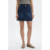 BOSS pour femme. 50559404 Minijupe unie bleue (34), Casuel, Coton, Denim