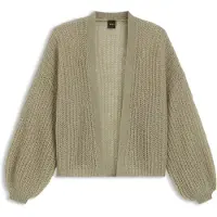 BOSS pour femme. 50566867 Cardigan Furgovia vert (XL), Casuel, Crochet