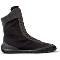 Camper pour femme. K400862-002 Bottines Peu Path+ noir (37), Plat, Fermeture éclair, Casuel, Polyester recyclé
