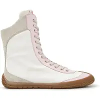 Camper pour femme. K400862-001 Bottines Peu Path+ blanc et rose (41), Plat, Aucun, Casuel, Polyester recyclé