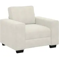 vidaXL Fauteuil Crème 100x77x82 cm Velours