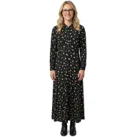 Y.A.S Savanna 3/4 Sleeve Long Dress Noir L Femme