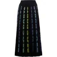 Marc Cain Jupe bleu clair / anthracite / menthe / vert clair