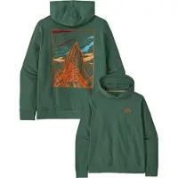 Patagonia - Sweat à capuche confortable - M's Cloud Crag Daily Hoody Canopy Green en Coton - Taille XL - Vert