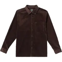 Volcom - Chemise en velours côtelé - Fostered II Corduroy LS Shirt Cacao en Coton - Taille M - Marron
