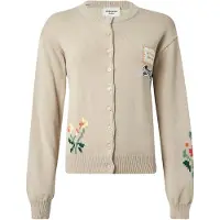 Weekend Max Mara Cardigan 'TEIERA' sable / jaune clair / vert foncé / mandarine