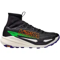 Hoka One One - Chaussures de trail - Tecton X 4 M Black/Neon Green pour Homme - Taille 46 - Noir