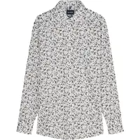 Olymp Chemise noisette / sapin / blanc