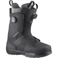 Salomon Snowboard - Boots de snowboard - Dialogue Dual BOA Black/Black/Asphalt pour Homme - Taille 41,5 - Noir