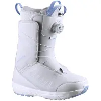 Salomon Snowboard - Boots de snowboard - Pearl BOA Gray Violet/Brunnera Blue/White pour Femme - Taille 40,5 - Blanc