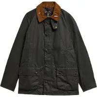 Barbour pour homme. MWX2588 Veste Icons Ashby Wax verte (L), Casuel, Coton