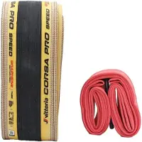 Vittoria Corsa Pro Speed G2.0 700c X 28 + Latex Tube Road Tyre Multicolore 700C x 28