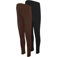 Mamalicious Leggings 'MLEmma' marron / noir