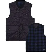 Volcom - Veste sans manche réversible - Bowered Vest Marine en Nylon - Taille M - Noir
