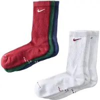 Nike Chaussettes bleu marine / vert gazon / rouge feu / blanc