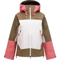 Peak Performance - Veste légère en GORE-TEX - W Vislight Gore-Tex C-Knit Jacket Terrain Tan Frosted Blossom pour Femme - Taille M - Marron