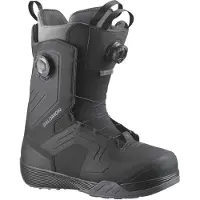 Salomon Snowboard - Boots de snowboard - Dialogue Dual BOA Wide Black/Asphalt pour Homme - Taille 43 - Noir