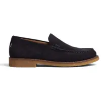 BOSS pour homme. 50568752 Mocassins en cuir Kope Mocc marine (43), Plat, Aucun, Casuel