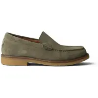 BOSS pour homme. 50568752 Mocassins en cuir Kope Mocc vert (40), Plat, Aucun, Casuel