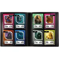 Konix Mini album 160 cartes à collectionner - 4 pochettes par page - Magic, Pokémon, Yu-Gi-Oh! - Noir