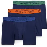 Ralph Lauren Boxers bleu / bleu marine / émeraude / orange foncé