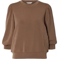 Selected Sweat-shirt 'SLFTENNY' marron
