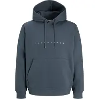 Jack & Jones Star Hoodie Bleu,Gris L Homme