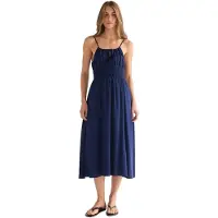 Wrangler 112379037 Sleeveless Midi Dress Bleu XL Femme