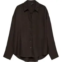 Vero Moda Melaney Queeny Long Sleeve Shirt Marron XL Femme