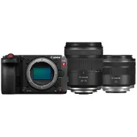 Canon EOS C50 + RF 28-70mm f/2.8 IS STM + RF 35mm f/1.8 Macro IS STM