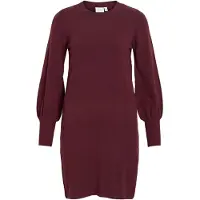 Vila Robes en maille 'VIKerry' bordeaux