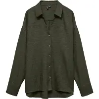Vero Moda Melaney Queeny Long Sleeve Shirt Vert S Femme