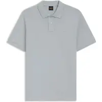 BOSS Passenger 10256683 Orange Short Sleeve Polo Gris 2XL Homme