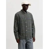 Jack & Jones Chemise 'JJEField' olive / pétrole / blanc cassé