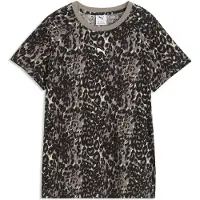 Puma T-shirt 'Graphics' beige clair / beige foncé / noir