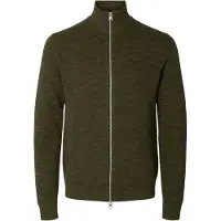 Selected Vestes en maille 'SLHDane' olive