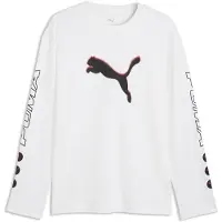 Puma T-Shirt fonctionnel noir / blanc