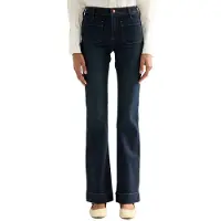 Wrangler Flare Jeans Bleu 28 / 34 Femme