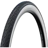 Schwalbe 47-406 Motion ROAD CRUISER, pneu à fil, indice de performance E-25, gomme verte, flancs blancs
