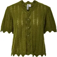 Pieces Cardigan 'ADA' vert foncé