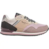 Pepe Jeans London Fame Trainers Rose EU 34 Fille