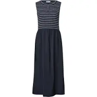 Street One Robe bleu nuit / blanc