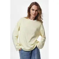 Pieces T-shirt 'PCSadie' jaune / blanc