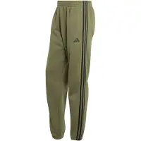 Adidas Essentials 3 Stripes Fleece Tapered Cuffed Joggers Vert S / Regular Homme