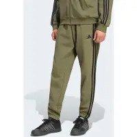 Adidas Essentials 3 Stripes Fleece Tapered Cuffed Joggers Vert M / Regular Homme