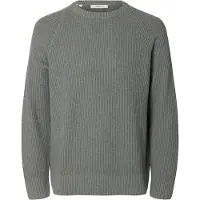 Selected Pull-over 'SLMBRaun' gris