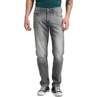 Lee Daren Regular Straight Fit Jeans Gris 42 / 34 Homme