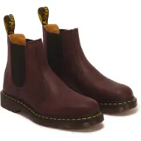 Dr. Martens pour femme. 27486600 Bottines en Cuir 2976 Ys marron (38), Plat, 1 à 3 cm, Aucun, Casuel